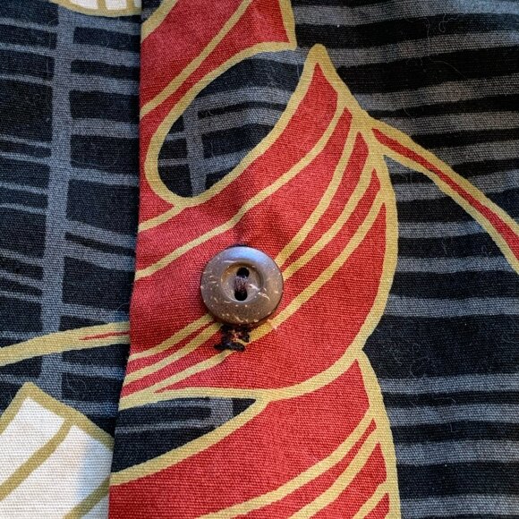 Vintage Blue Hawaii Hawaiian Shirt Men's Size M 100% Cotton Button Up Floral 90s - Picture 4 of 7